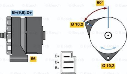 BOSCH 0 120 489 025 - Laturi inparts.fi