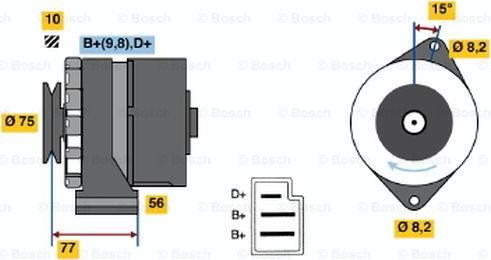 BOSCH 0 120 489 076 - Laturi inparts.fi