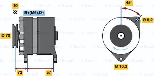 BOSCH 0 120 489 394 - Laturi inparts.fi