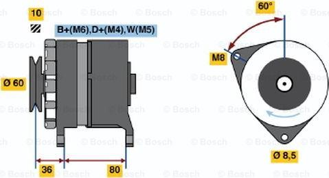 BOSCH 0 120 489 347 - Laturi inparts.fi