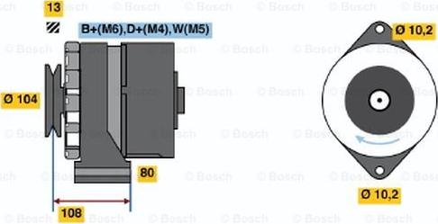 BOSCH 0 120 489 387 - Laturi inparts.fi