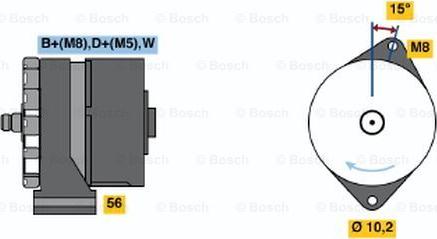 BOSCH 0 120 489 376 - Laturi inparts.fi