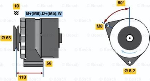 BOSCH 0 986 034 240 - Laturi inparts.fi