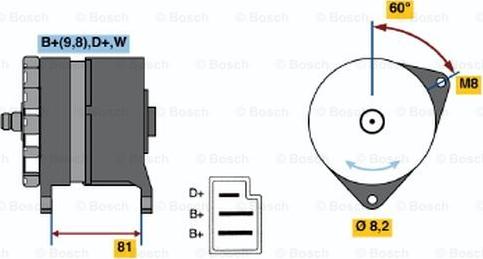 BOSCH 0 120 489 244 - Laturi inparts.fi