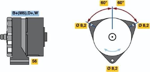 BOSCH 0120489710 - Laturi inparts.fi