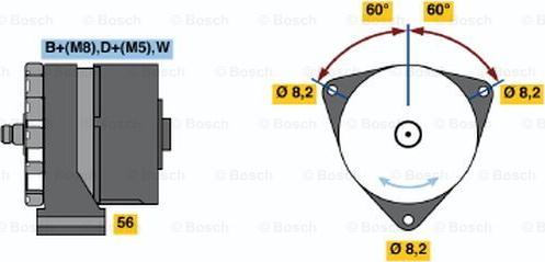 BOSCH 0 120 488 233 - Laturi inparts.fi