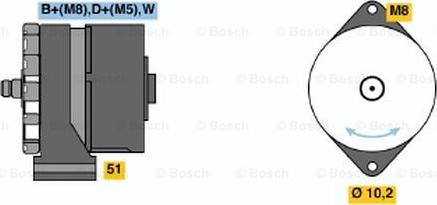 BOSCH 0 120 488 206 - Laturi inparts.fi