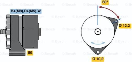 BOSCH 0 120 484 022 - Laturi inparts.fi