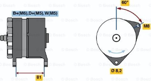 BOSCH 0 120 488 149 - Laturi inparts.fi