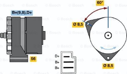 BOSCH 0 120 488 118 - Laturi inparts.fi