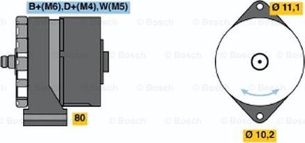 BOSCH 0 986 034 210 - Laturi inparts.fi