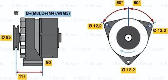 BOSCH 0 120 488 282 - Laturi inparts.fi