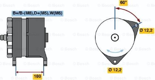 BOSCH 0 120 689 546 - Laturi inparts.fi