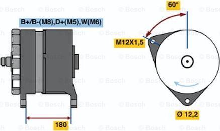 BOSCH 0 120 689 577 - Laturi inparts.fi