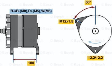 BOSCH 0 120 689 573 - Laturi inparts.fi