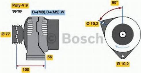 BOSCH 0 123 515 500 - Laturi inparts.fi