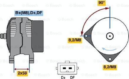 BOSCH 0 123 515 018 - Laturi inparts.fi