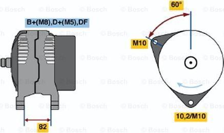 BOSCH 0 123 520 026 - Laturi inparts.fi