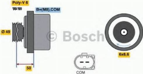 BOSCH 01220AA090 - Laturi inparts.fi