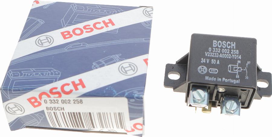 BOSCH 0 332 002 258 - Rele, työvirta inparts.fi