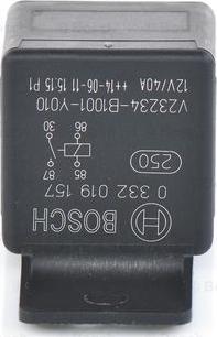 BOSCH 0 332 019 157 - Rele, työvirta inparts.fi