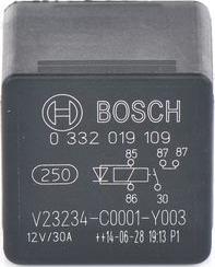 BOSCH 0 332 019 109 - Rele, työvirta inparts.fi