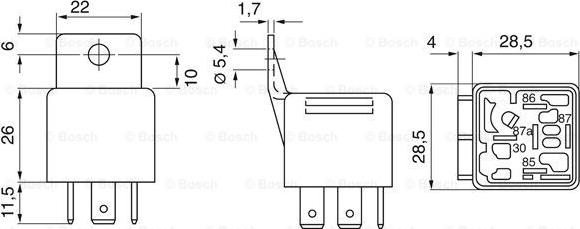 BOSCH 0 332 209 150 - Rele, kylmäkäynnistys ohjaus inparts.fi