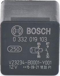 BOSCH 0 332 019 103 - Rele, työvirta inparts.fi