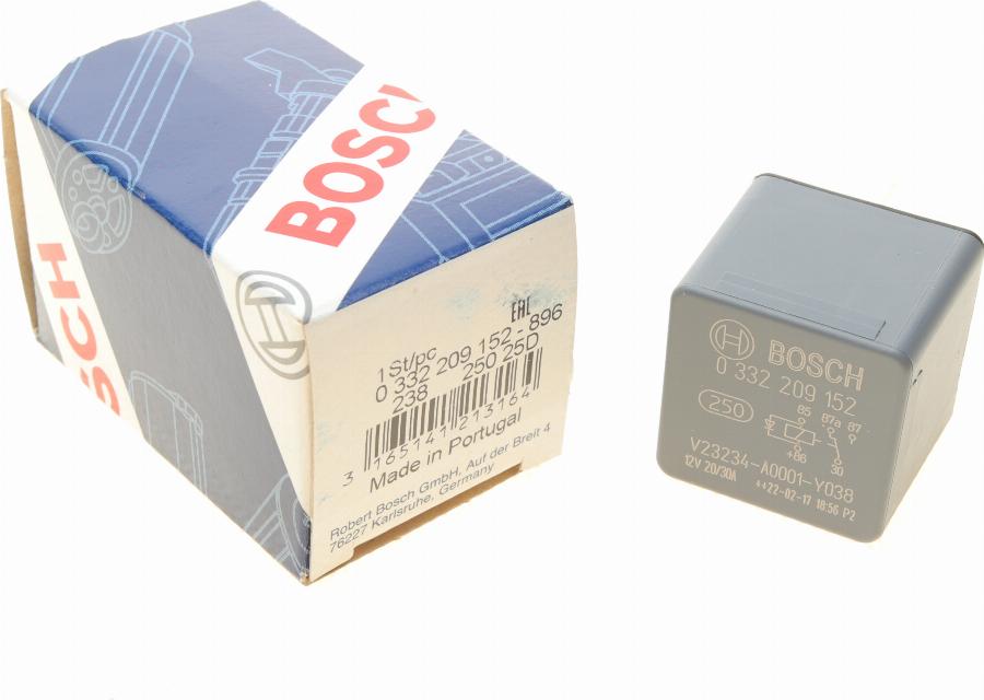 BOSCH 0 332 209 152 - Rele, työvirta inparts.fi