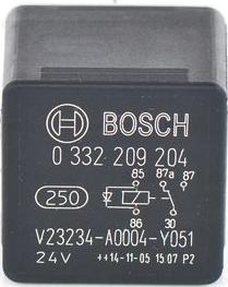 BOSCH 0 332 209 204 - Rele, työvirta inparts.fi