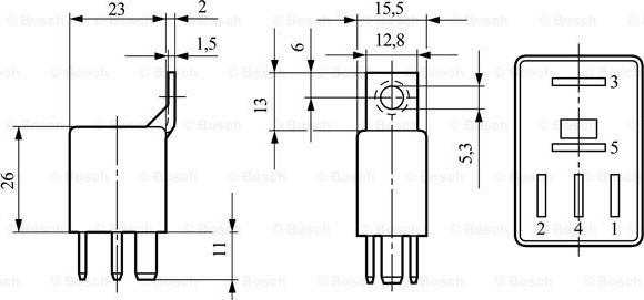 BOSCH 0 332 207 310 - Rele, työvirta inparts.fi