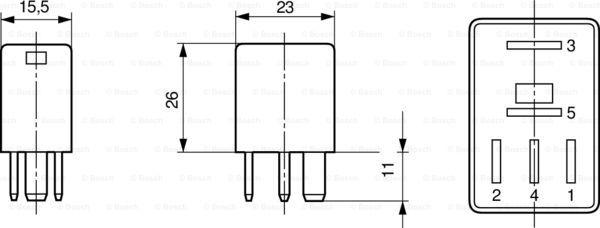 BOSCH 0 332 207 321 - Rele, työvirta inparts.fi