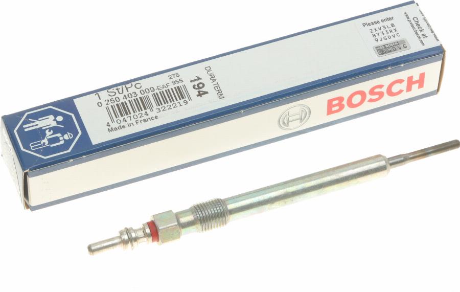 BOSCH 0 250 403 009 - Hehkutulppa inparts.fi