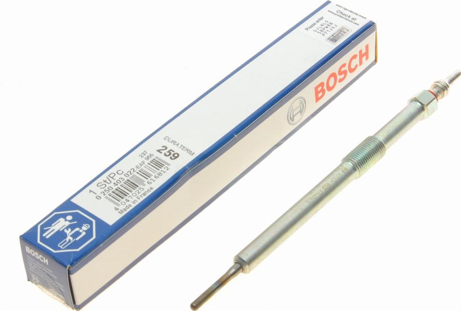 BOSCH 0 250 403 022 - Hehkutulppa inparts.fi