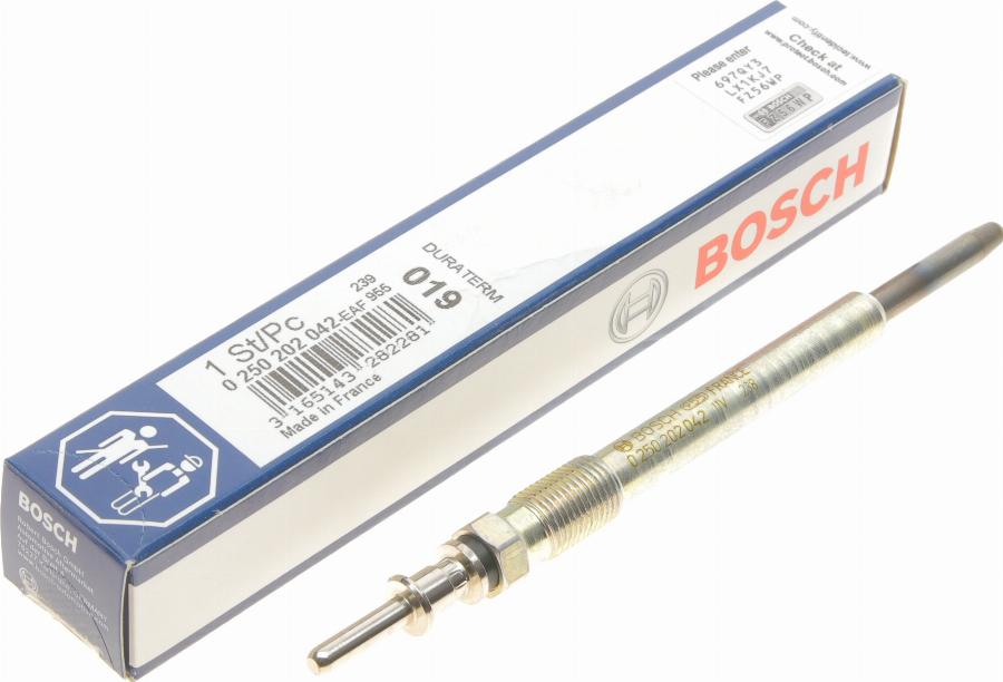 BOSCH 0 250 202 042 - Hehkutulppa inparts.fi