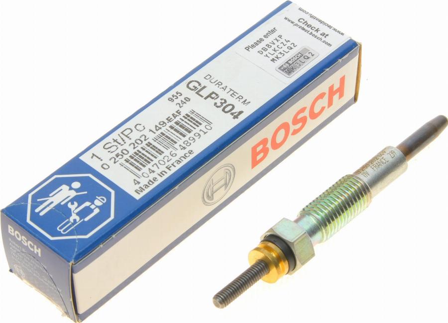 BOSCH 0 250 202 149 - Hehkutulppa inparts.fi