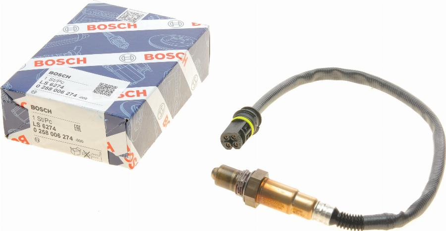 BOSCH 0 258 006 274 - Lambdatunnistin inparts.fi