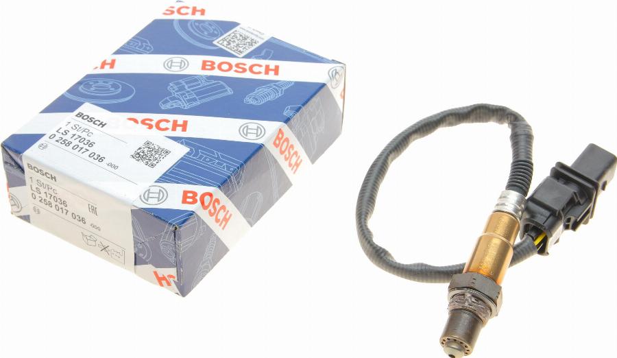 BOSCH 0 258 017 036 - Lambdatunnistin inparts.fi