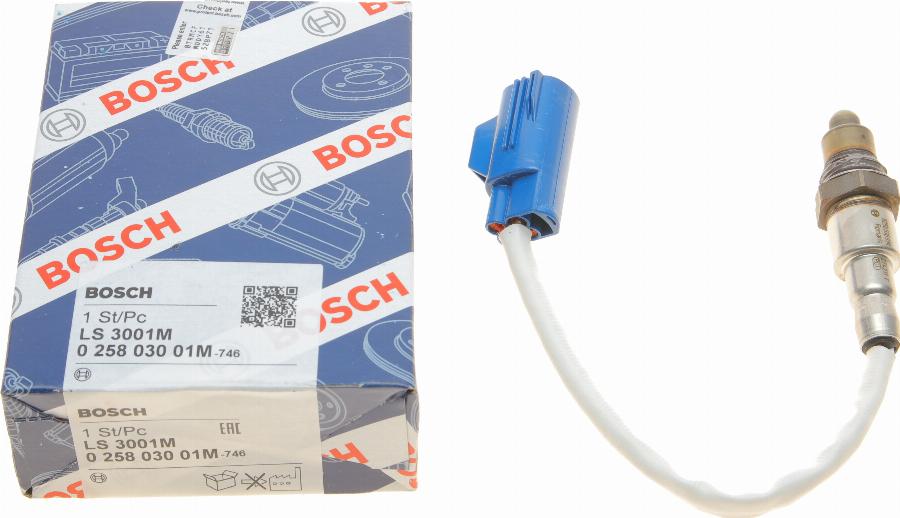 BOSCH 0 258 030 01M - Lambdatunnistin inparts.fi