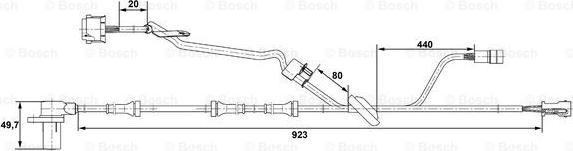 BOSCH 0 265 006 571 - ABS-anturi inparts.fi