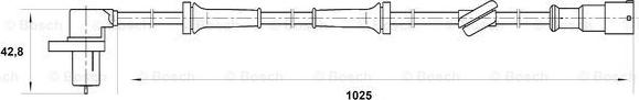 BOSCH 0 265 006 197 - ABS-anturi inparts.fi