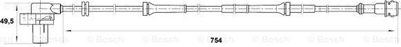 BOSCH 0 265 006 327 - ABS-anturi inparts.fi