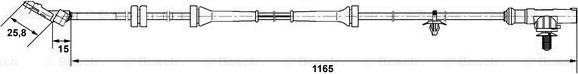 BOSCH 0 265 007 537 - ABS-anturi inparts.fi