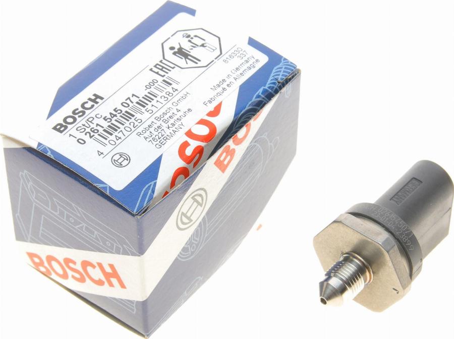 BOSCH 0 261 545 071 - Tunnistin, polttoaine paine inparts.fi