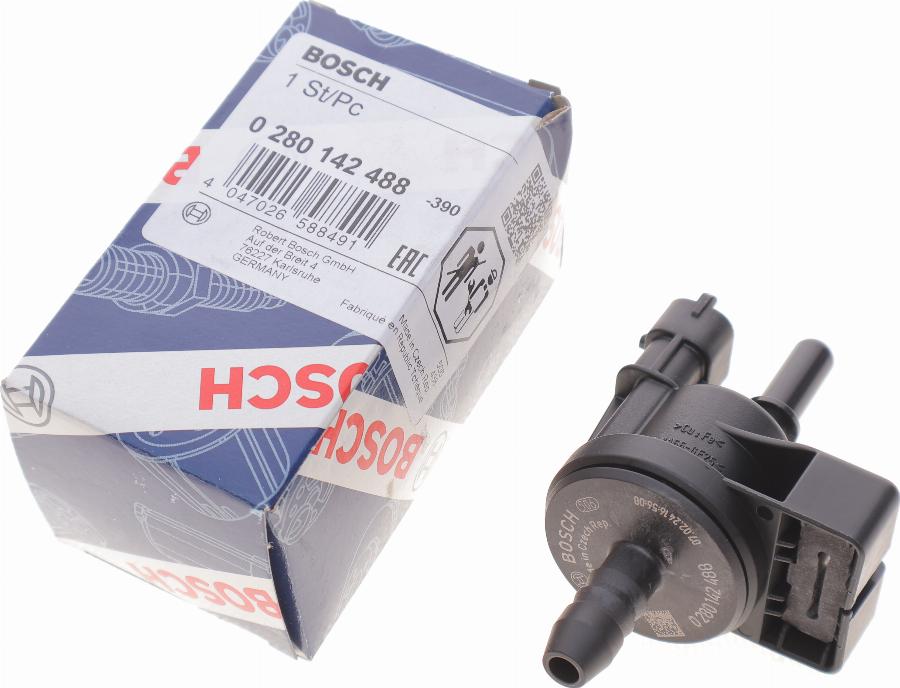 BOSCH 0 280 142 488 - Huohotinventtiili, polttoainetankki inparts.fi