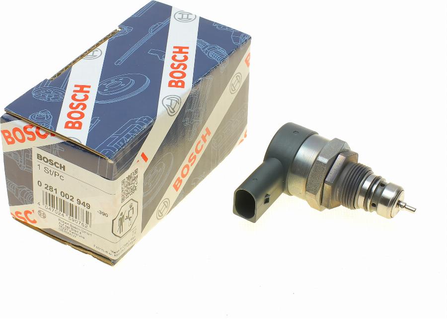 BOSCH 0 281 002 949 - Paineensäätöventtiili, Common-Rail-järjestelmä inparts.fi