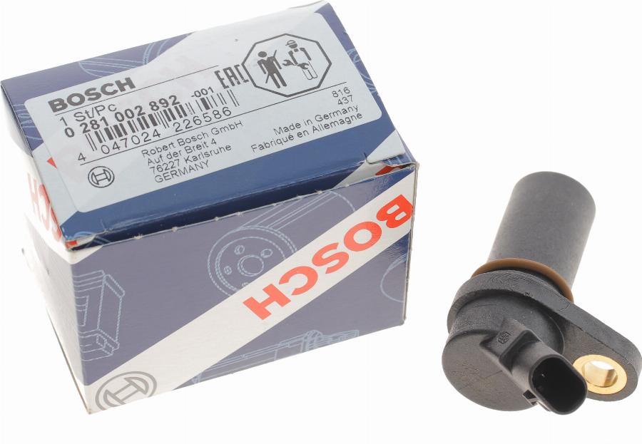 BOSCH 0 281 002 892 - Impulssianturi, kampiakseli inparts.fi