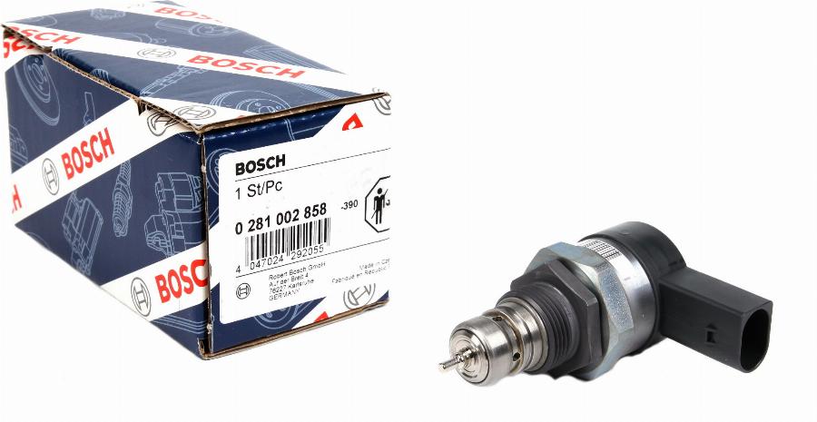 BOSCH 0 281 002 858 - Paineensäätöventtiili, Common-Rail-järjestelmä inparts.fi