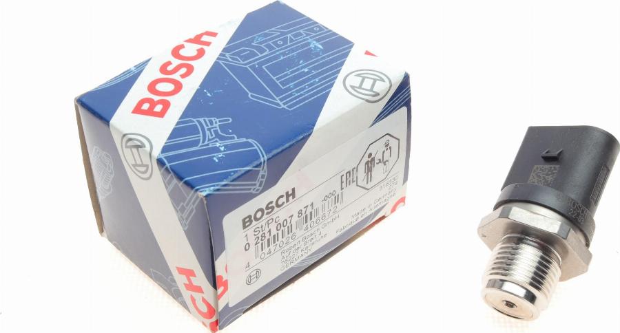 BOSCH 0 281 007 871 - Tunnistin, polttoaine paine inparts.fi