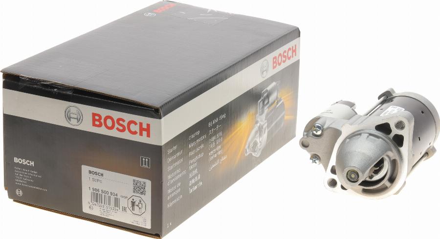 BOSCH 1 986 S00 934 - Käynnistinmoottori inparts.fi